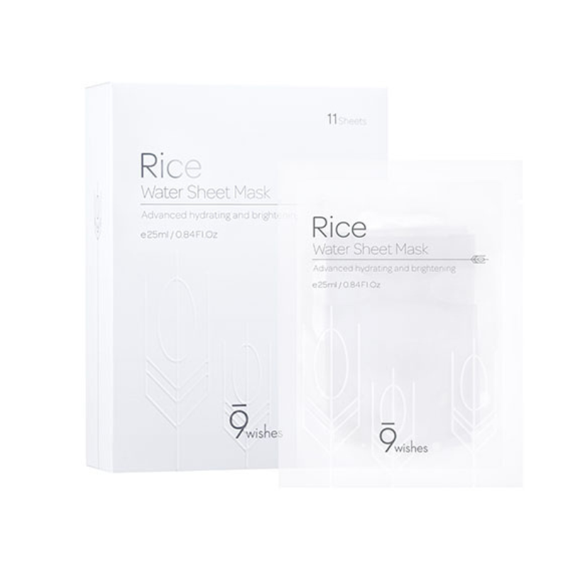 9WISHES Rice Water Sheet Mask 25ml