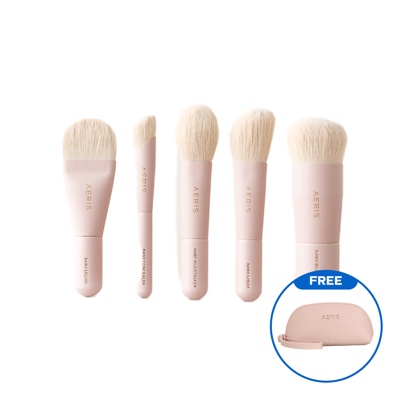 AERIS BEAUTE The Signature Baby Brush Set