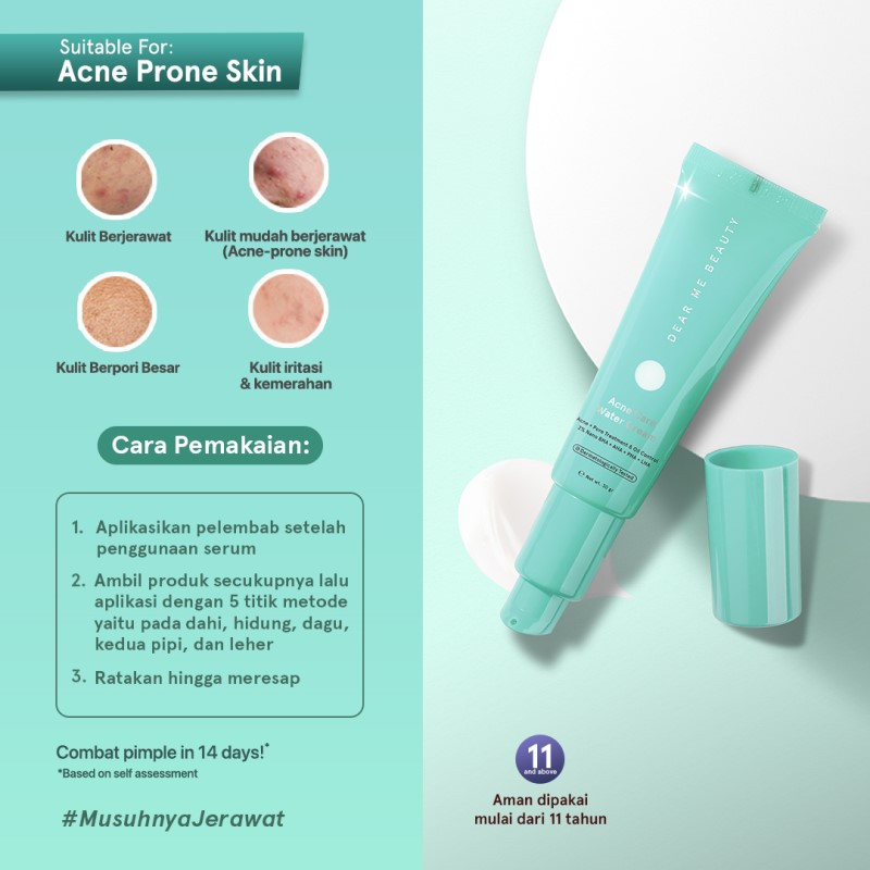 Jual Dear Me Beauty Acne Care Water Cream Termurah Agustus 2024