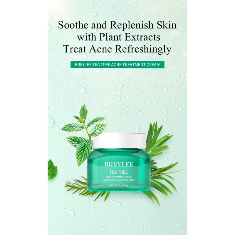 Jual Breylee Tea Tree Acne Treatment Cream Termurah April 2024 | BeautyHaul