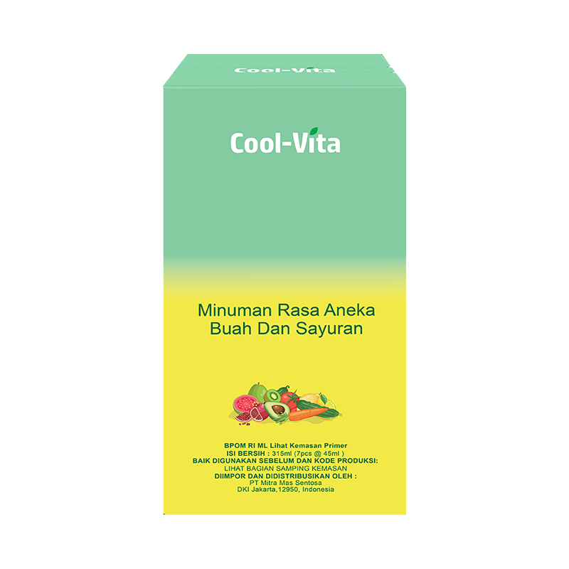 COOL-VITA [CLEARANCE SALE] - Minuman Rasa Aneka Buah dan Sayuran