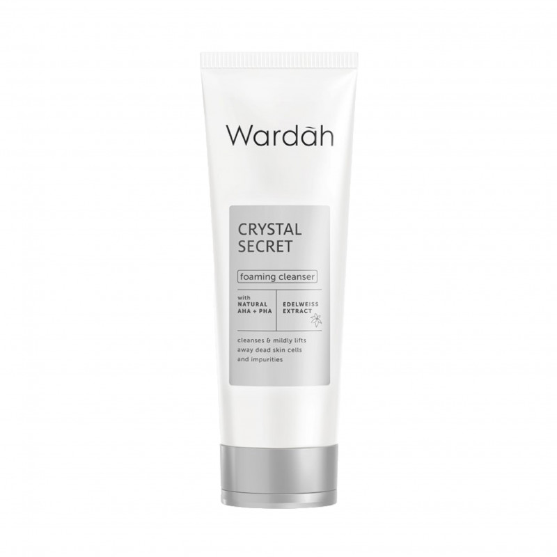 WARDAH Crystal Secret NMF Amino + AHA PHA Clarifying Foaming Cleanser 100 mL