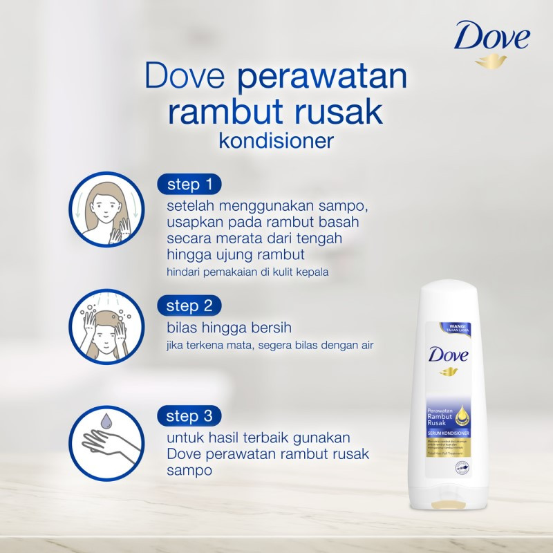 Jual Dove Conditioner Perawatan Rambut Rusak Termurah Agustus 2022