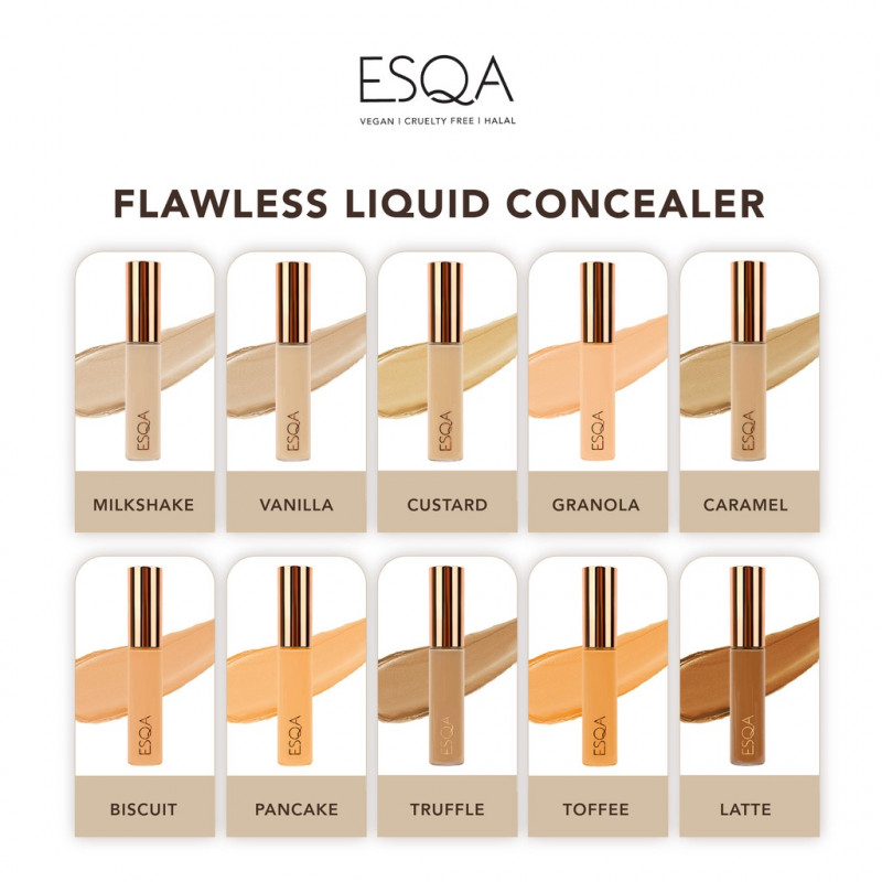 Jual Esqa Flawless Liquid Concealer Termurah Juni 2023 BeautyHaul