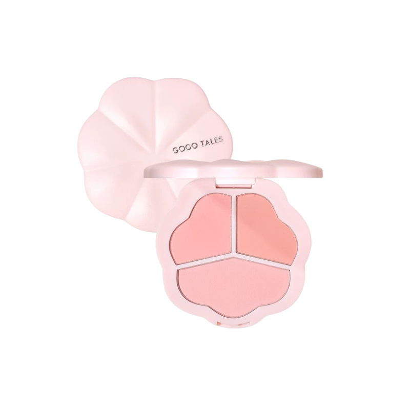 GOGO TALES Among-Flowers Pink Mist Powder Blusher