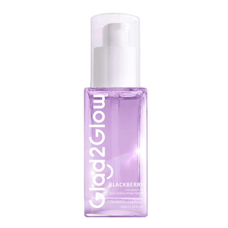 Jual Glad2glow BLACKBERRY AHA BHA PHA DAILY EXFOLIATING TONER Termurah