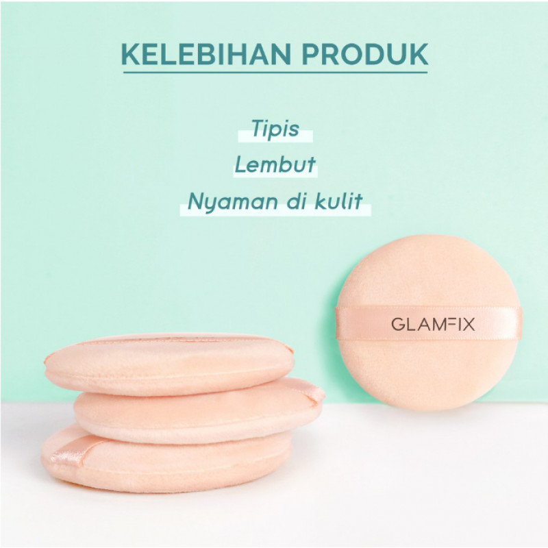 PROMO Glamfix Camelia Loose Powder Puff FREE ONGKIR