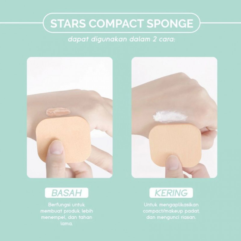 Jual Glamfix Stars Compact Sponge - Square Termurah Desember 2024 ...