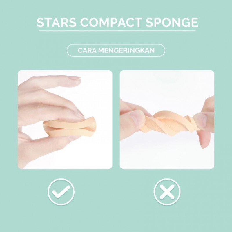 Jual Glamfix Stars Compact Sponge - Square Termurah Desember 2024 ...