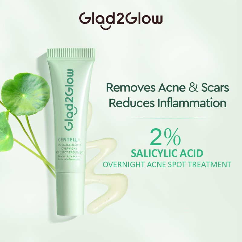 Jual Glad2glow Centella 2 Salicylic Acid Overnight Acne Spot Treatment