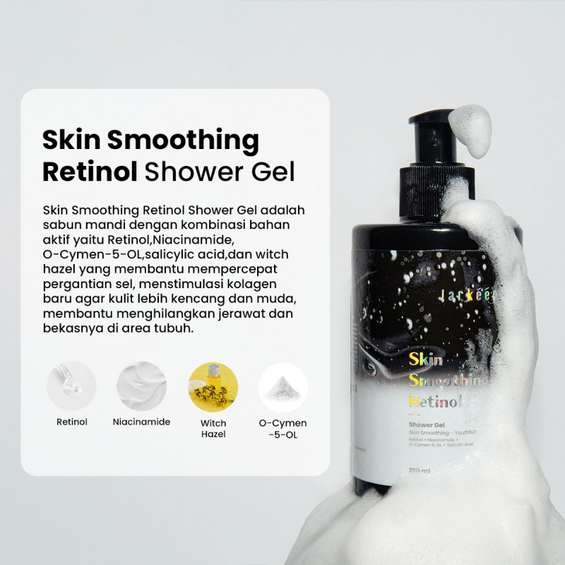 Jual Jarkeen Skin Smoothing Retinol Shower Gel Termurah Agustus 2024