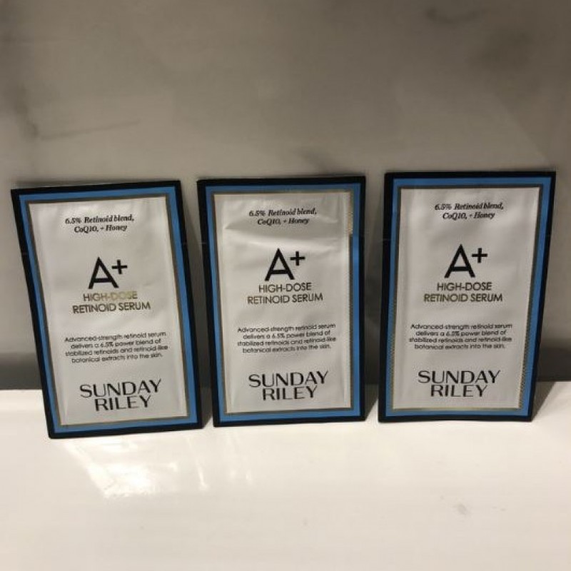 TRAVEL/SAMPLE SIZE (Sachet) SUNDAY RILEY A+ High-Dose Retinoid Serum 1ml