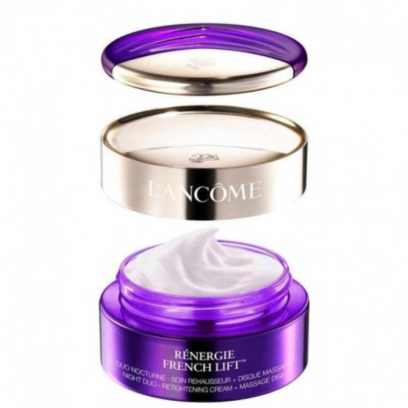 LANCOME Rénergie French Lift Night Duo - RETIGHTENING CREAM AND MASSAGE DISK 50ml