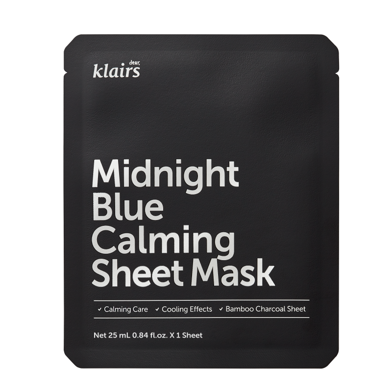 KLAIRS [CLEARANCE SALE] - Midnight Blue Calming Sheet Mask 25ml