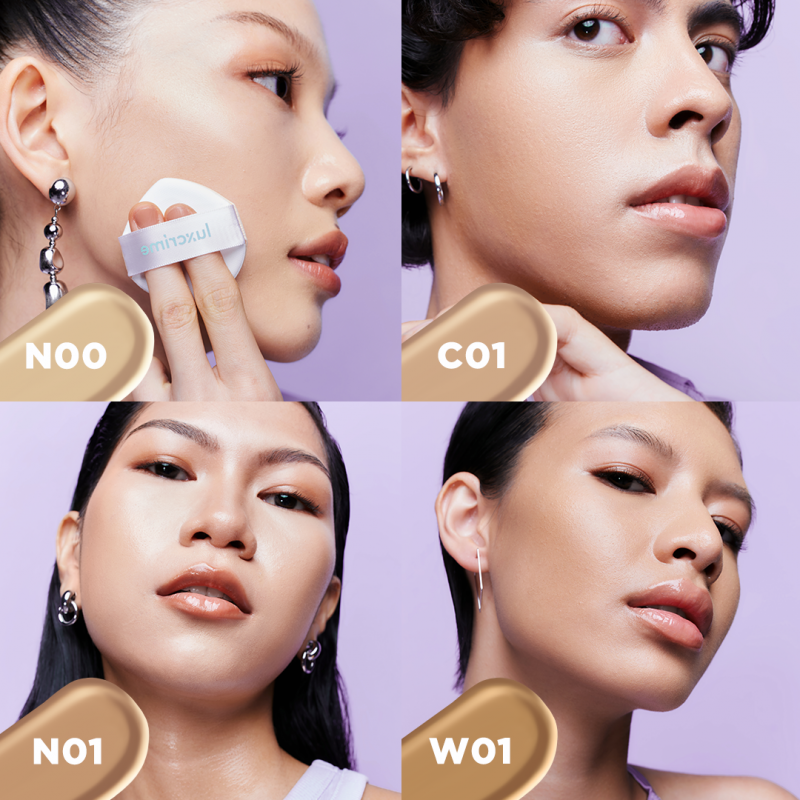 Jual Luxcrime Perfecting Cover Cushion Healthy Glow SPF 35 PA