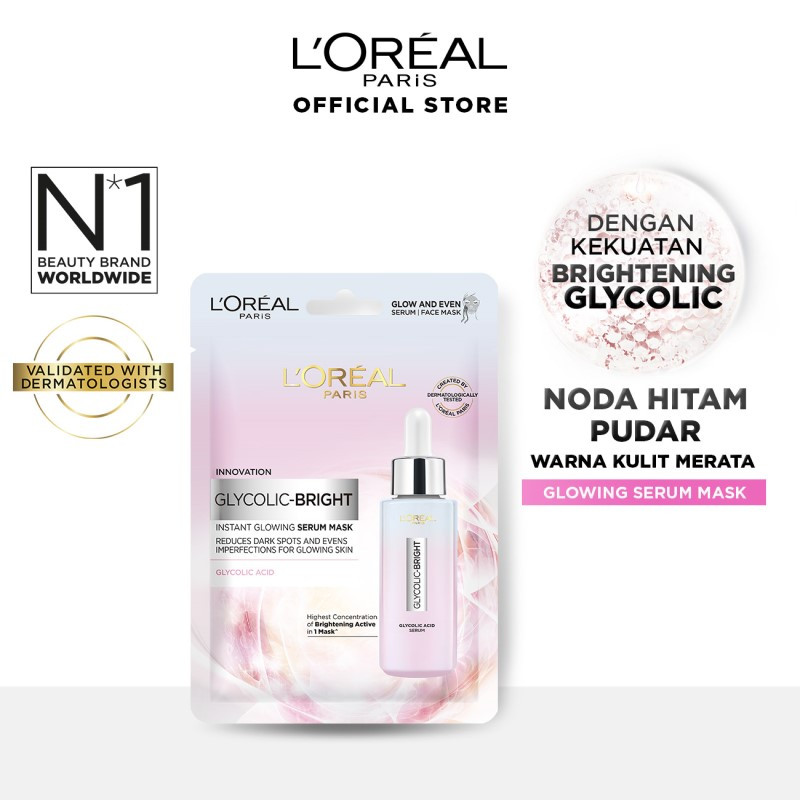 Jual Loreal Paris Glyco Acid Face Mask Termurah Agustus 2024 BeautyHaul
