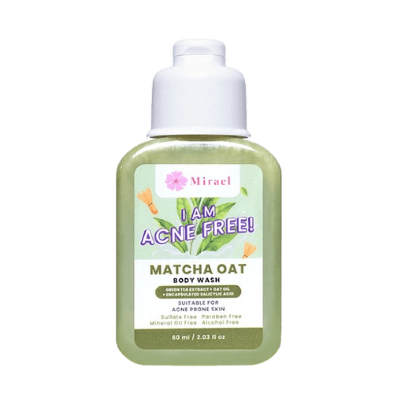 Jual Mirael Sugar Wax (Travel Size) Acne Free Matcha Oat Sugar Scrub