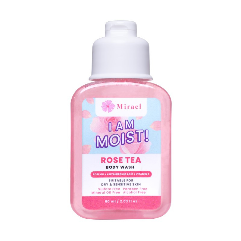 Jual Mirael Sugar Wax (Travel Size) Moist Rose Tea Body Wash Termurah