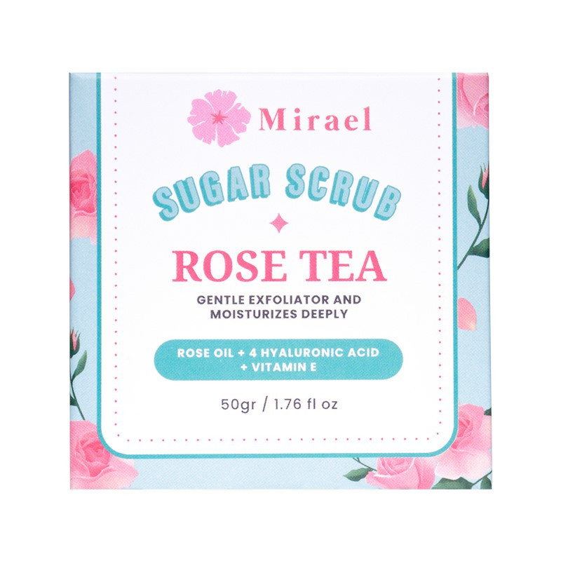 Jual Mirael Sugar Wax (Travel Size) Moist Rose Tea Sugar Scrub Termurah
