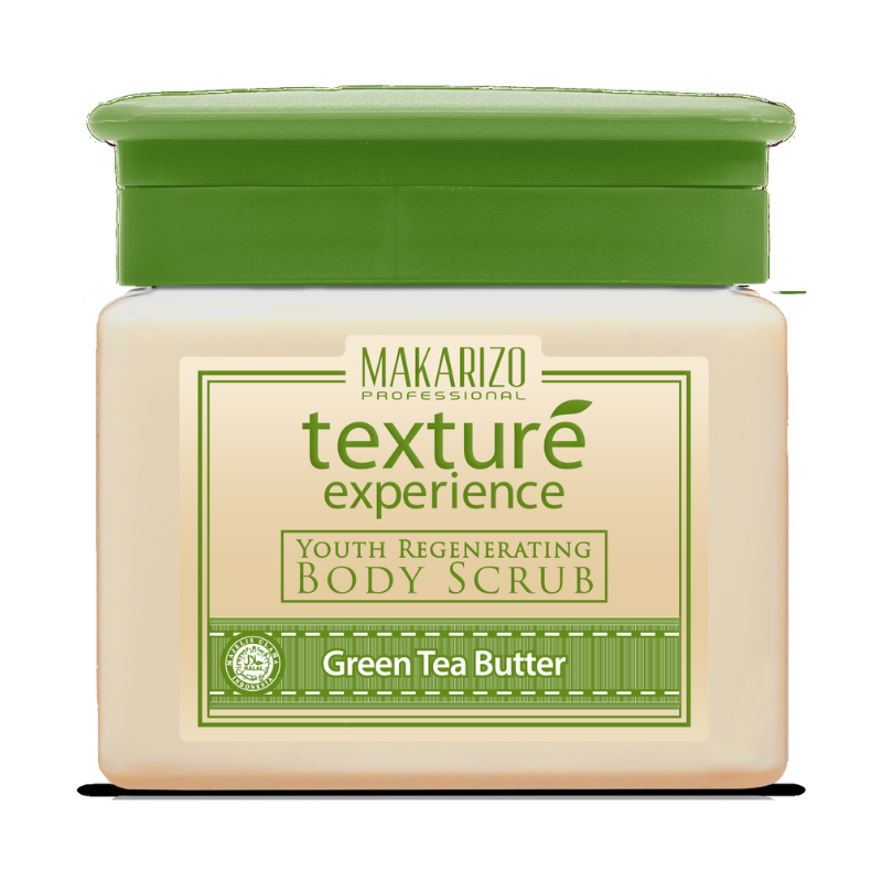 MAKARIZO Texture Experience Youth Regenerating Body Scrub Green Tea 500 mL