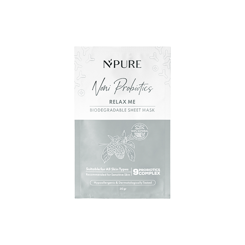 NPURE [CLEARANCE SALE] - Noni Probiotics Relax Me Biodegradable Sheet Mask