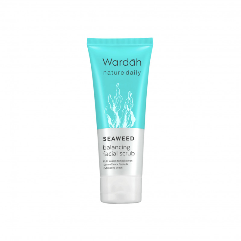 WARDAH Nature Daily Seaweed Balancing Facial Scrub 60ml