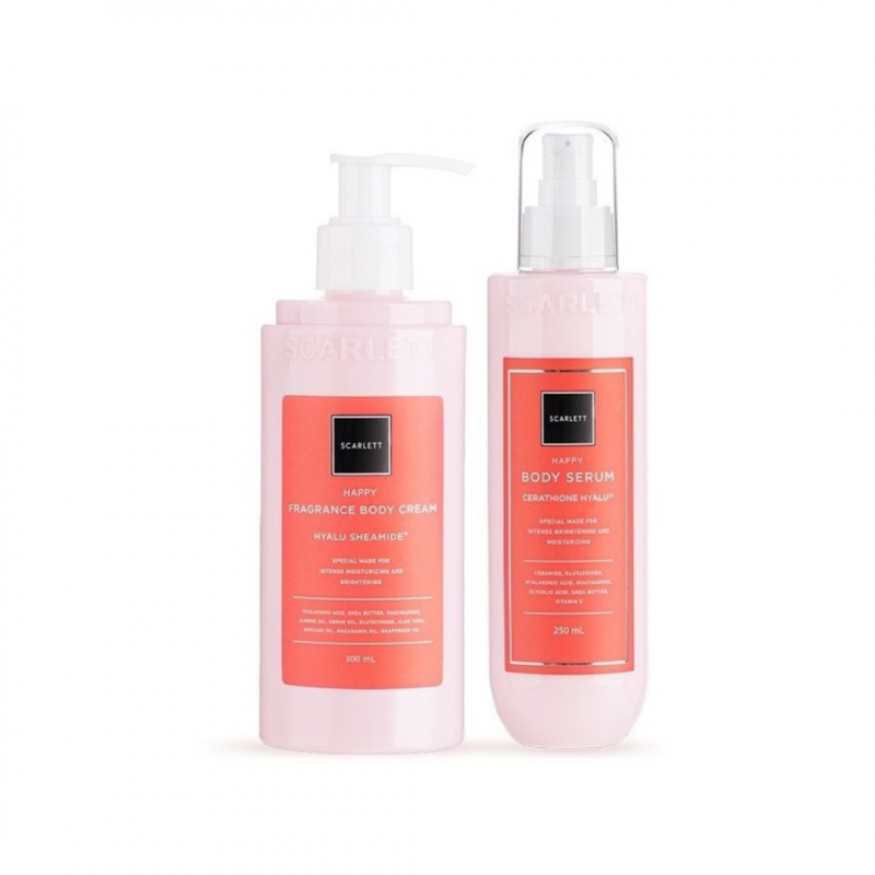 Scarlett Whitening Body Serum + Body Cream