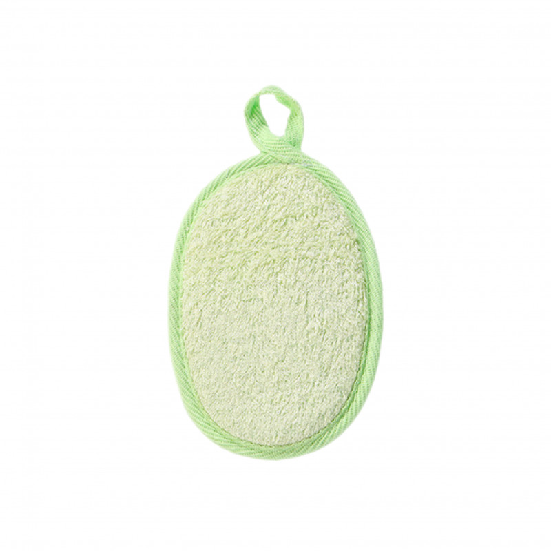 TEDDY CLUBS Bamboo Fiber Pad Sponge - Hijau