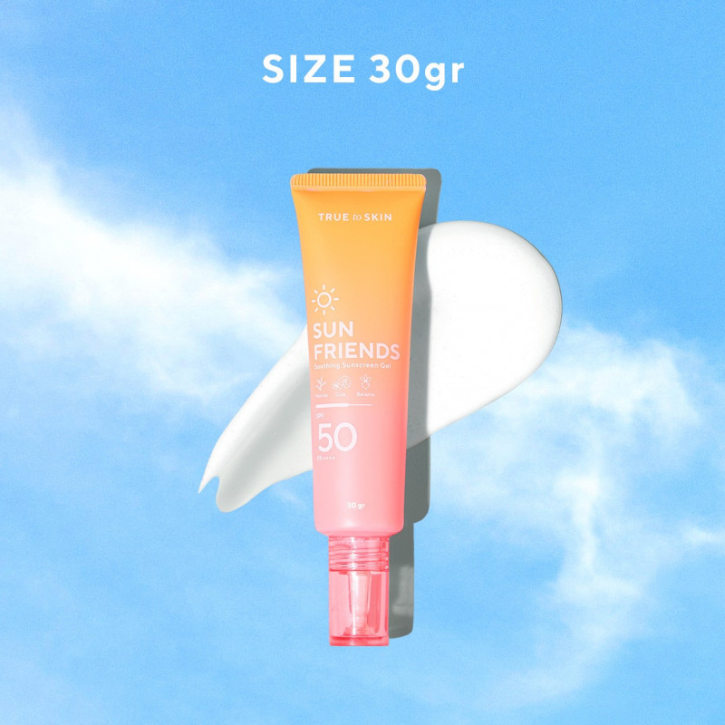 Jual True To Skin Sunfriends Soothing Sunscreen Gel SPF 50 PA