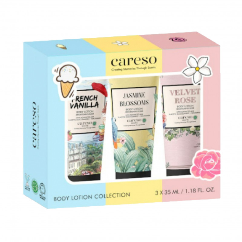 CARESO Trio Bundle Lotion Tube (35ml x 3)