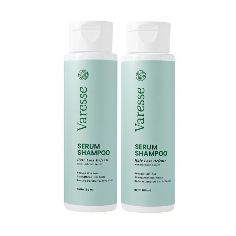 VARESSE Serum Shampoo 2 in 1 Conditioner 180ml 2 botol
