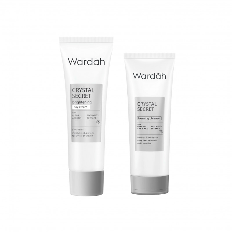 WARDAH Wardah Bundling Crystal Secret Brightening 15ml + Crystal Secret Foaming Cleanser 2ml