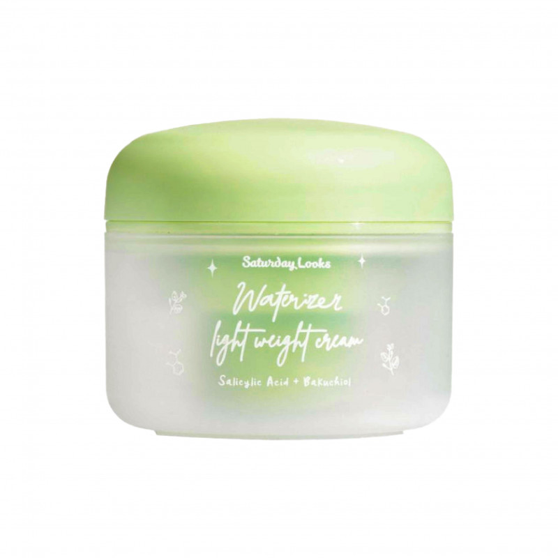 SATURDAY LOOKS Waterizer Light Weight Cream Salicylic Acid + Bakuchiol
