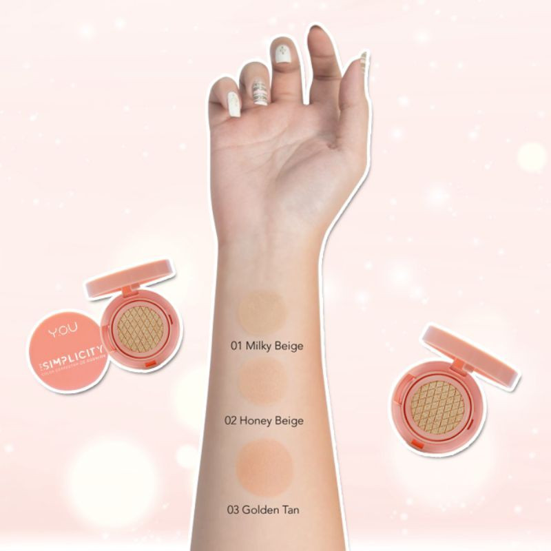 Jual You Beauty The Simplicity Color Corrector CC Cushion Termurah Juni