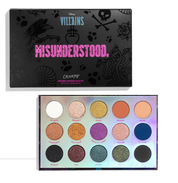 DEFECT/NO BOX (DEFECT) COLOURPOP MISUNDERSTOOD Pressed Powder Shadow Palette