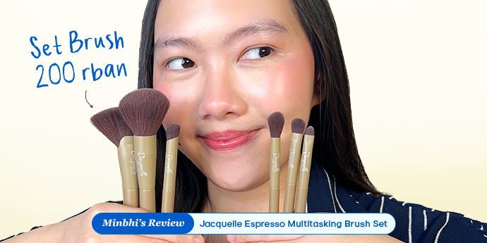Review Jacquelle Espresso Multitasking Brush Set: 1 Set Cuma 200 Ribuan!